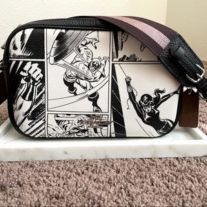 Coach & Marvel Jes Crossbody Purse (Captain America & Black Widow, Comic Style!)